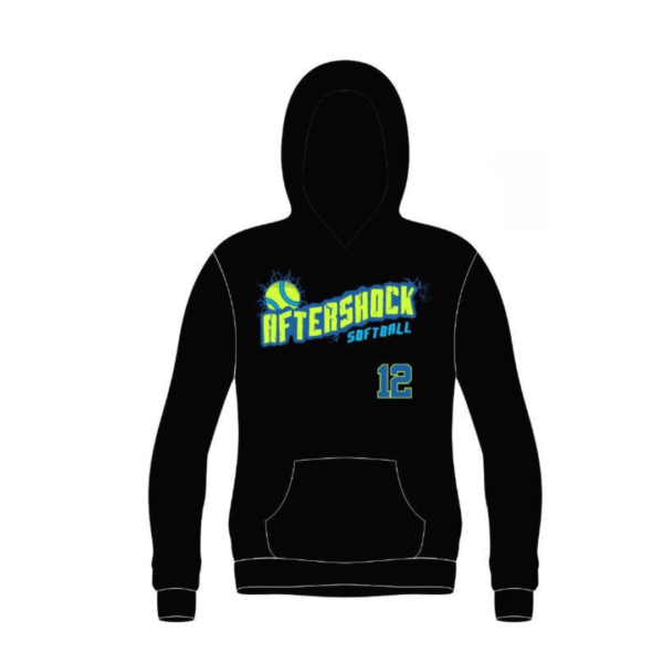 aftershock print hoodie (copy)