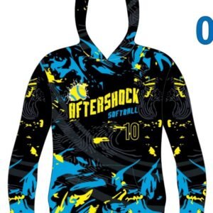 aftershock print hoodie