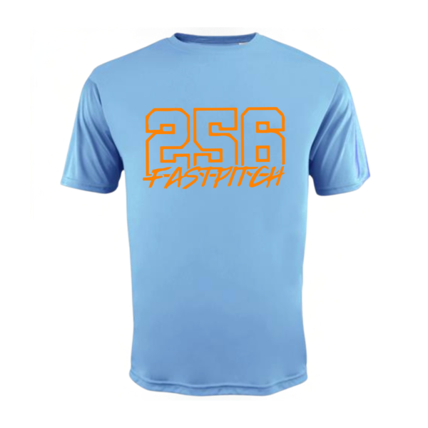 256 blue a4 dri fit shirt