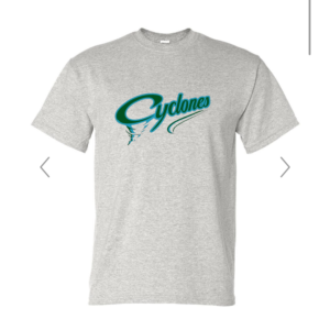 cyclones t shirt w/ big c logo