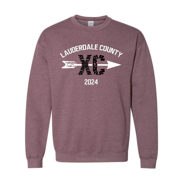 lchs cross country maroon a4 long sleeve jersey