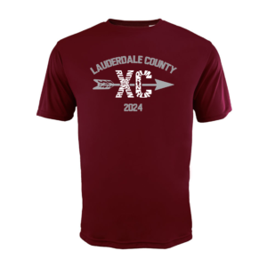 lchs cross country solid maroon t shirt