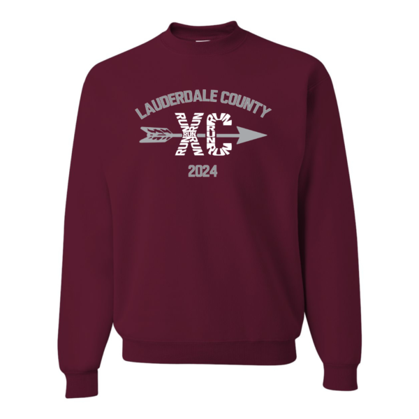 lchs cross country maroon a4 long sleeve jersey