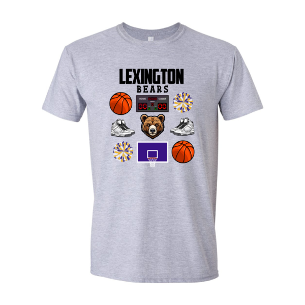 lexington basketball ash t shirt (pom poms)