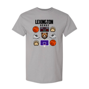 lexington basketball comfort color t shirt