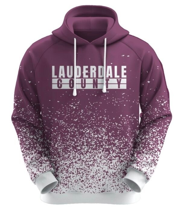 lauderdale county splatter hoodie