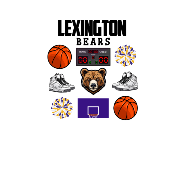 lexington basketball comfort color t shirt