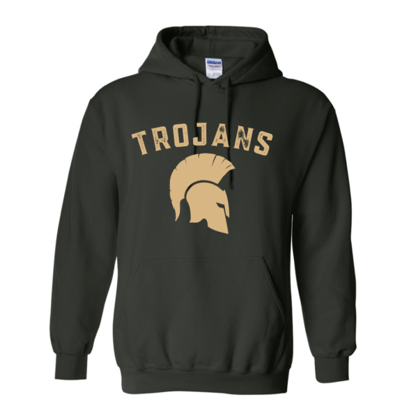 trojans forest green hoodie