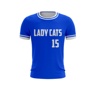 lady cats solid blue